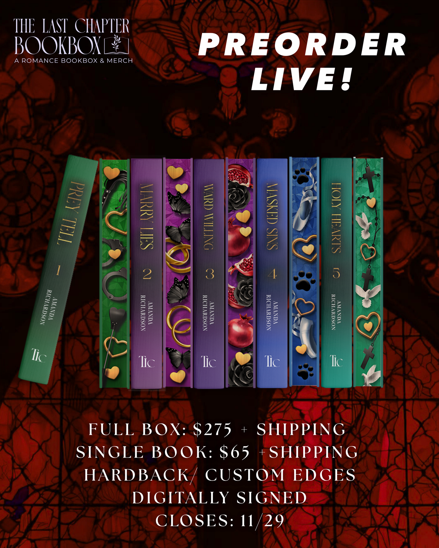 Ravaged Castle series by Amanda Richardson FULL SERIES BOX