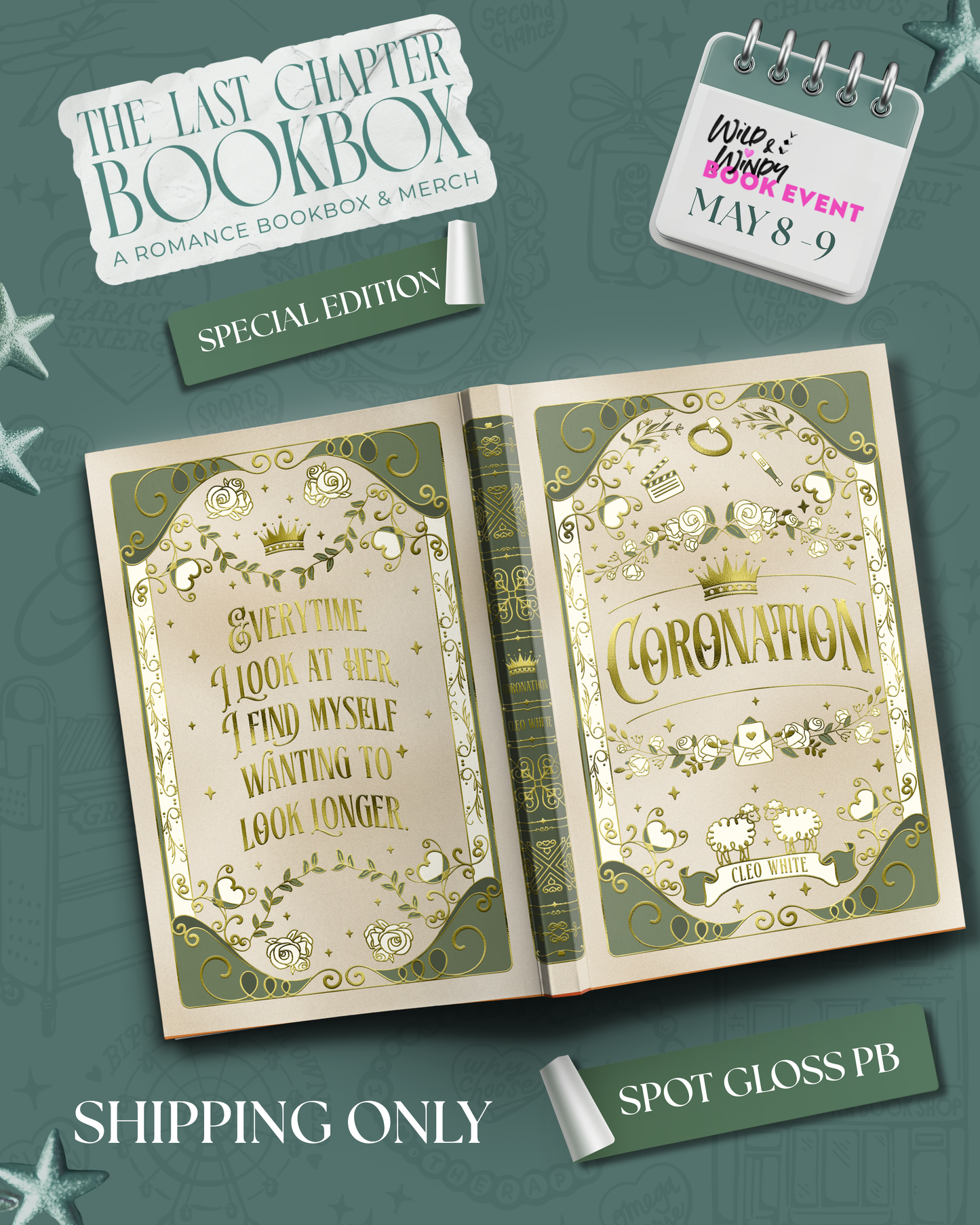 Wild and Windy Exclusive: Coronation by Cleo White SHIPPING ONLY