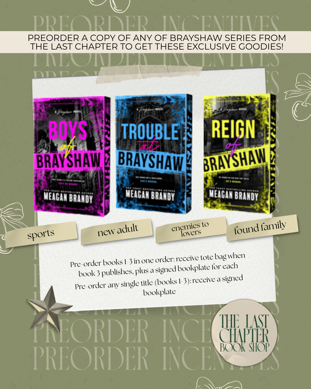 Brayshaw Series (1-3) Preorder Campaign