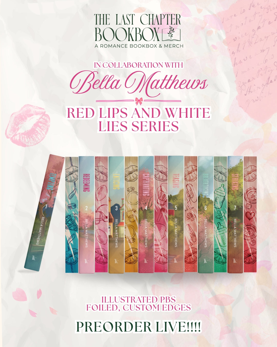 Red Lips and White Lies FULL SERIES BOX