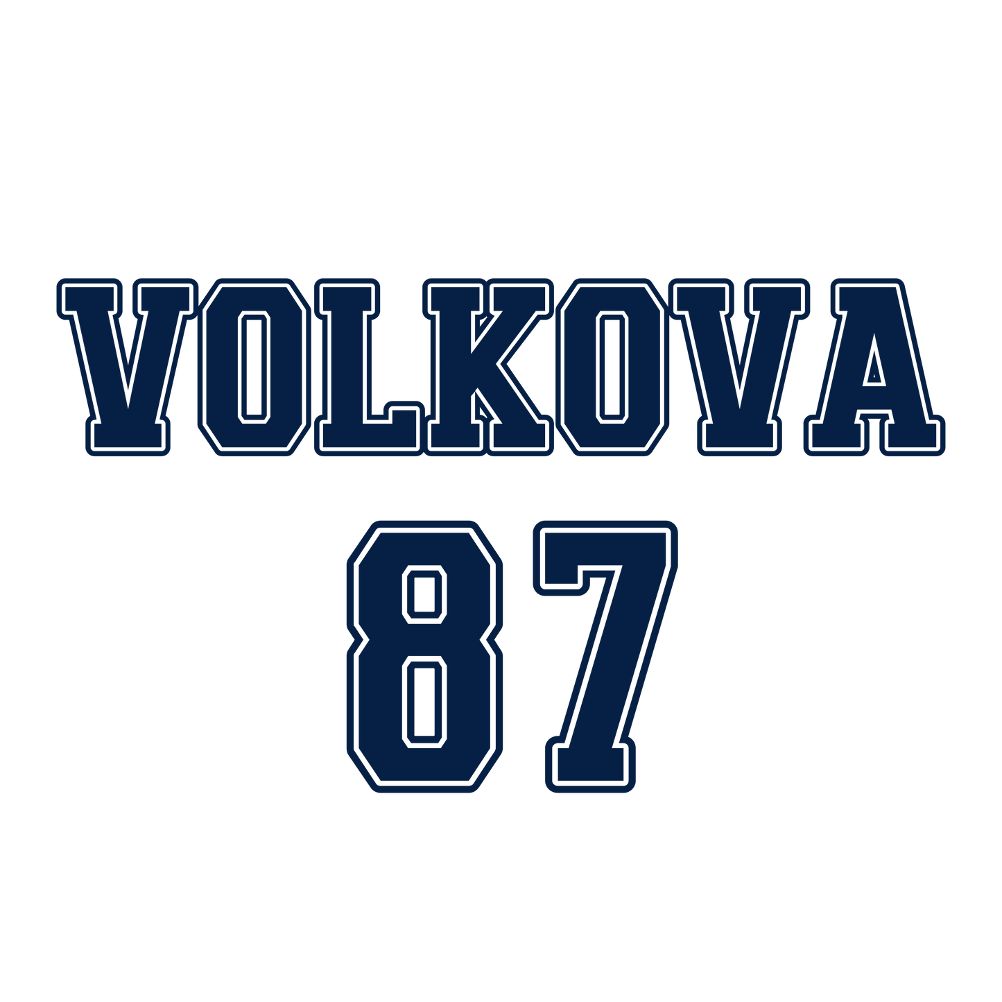 Volkova 87 Sticker - The S.J. Sylvis Shop