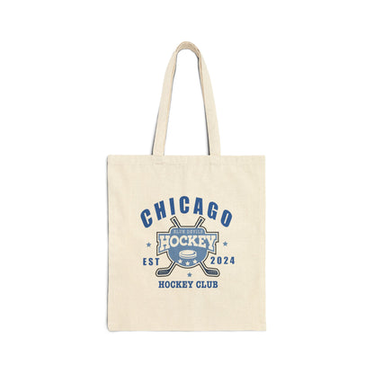 Chicago Blue Devils Hockey Club Canvas Tote Bag - The S.J. Sylvis Shop