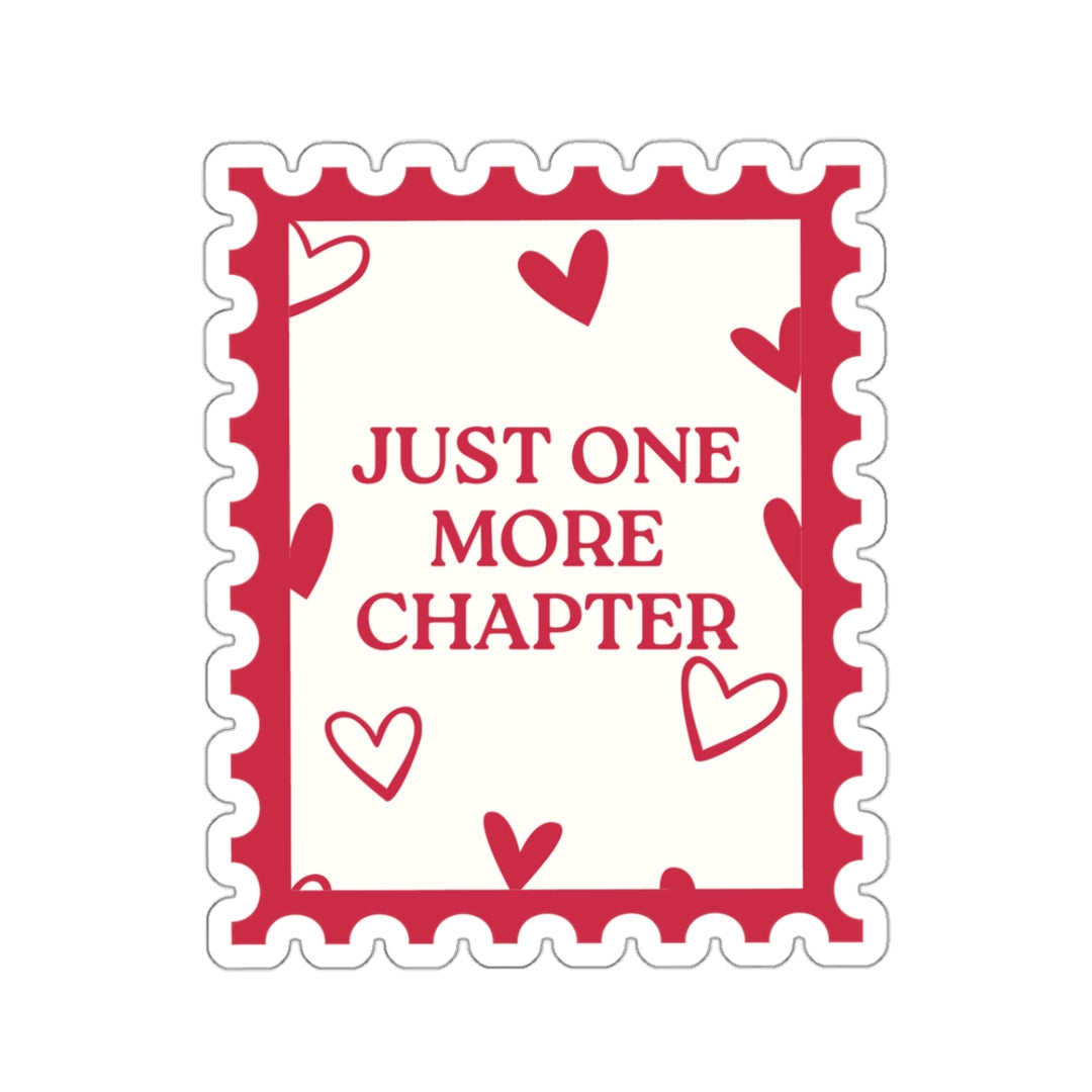 Just one more chapter sticker