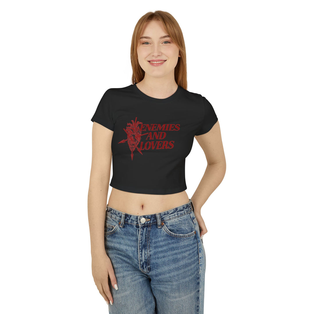 Enemies and Lovers Baby Tee - The Scarlet Letter Collection