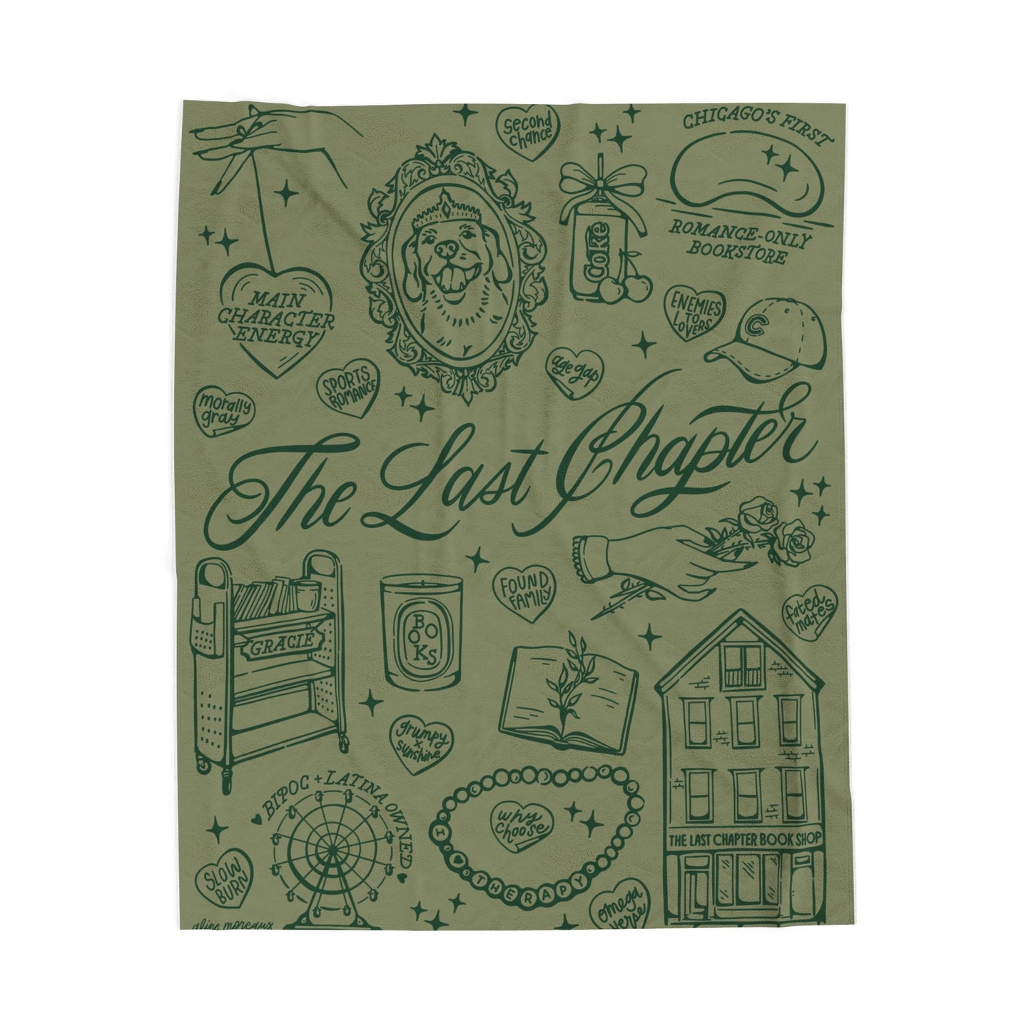 The Last Chapter Velveteen Plush Blanket