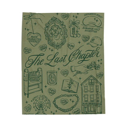 The Last Chapter Velveteen Plush Blanket