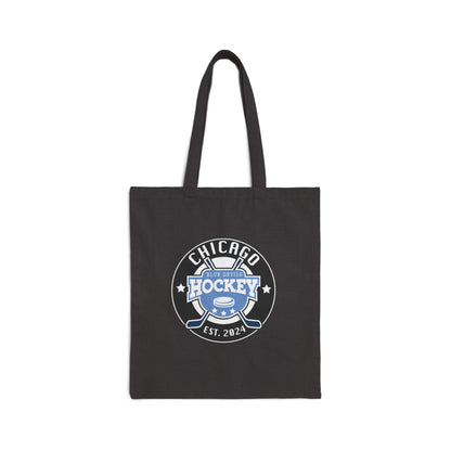 Chicago Blue Devils Hockey Canvas Tote Bag - The S.J. Sylvis Shop