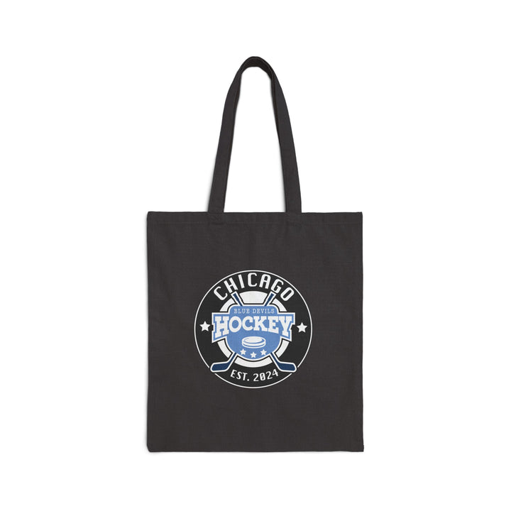 Chicago Blue Devils Hockey Canvas Tote Bag - The S.J. Sylvis Shop