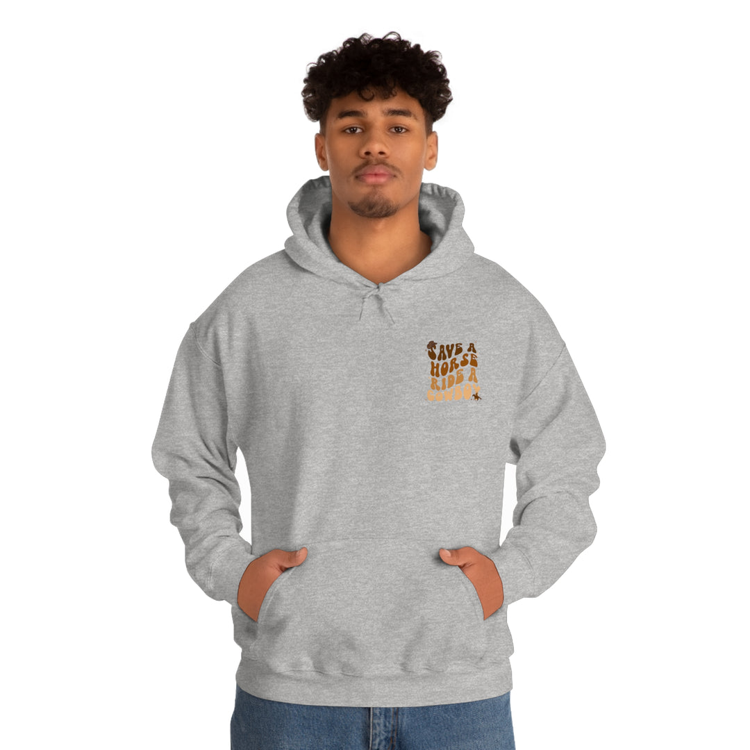 Ride a Cowboy Hooded Sweatshirt