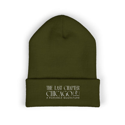 Chicago Romance Bookstore Embroidered Beanie — "Stay Warm and Crazy"