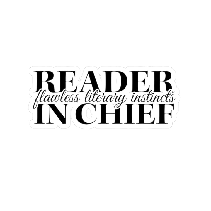 Reader in Chief Sticker - THE BIRTHDAY GIRL’S BOOK CLUB COLLECTION