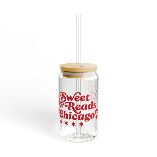 Sweet Reads Chicago sipper glass