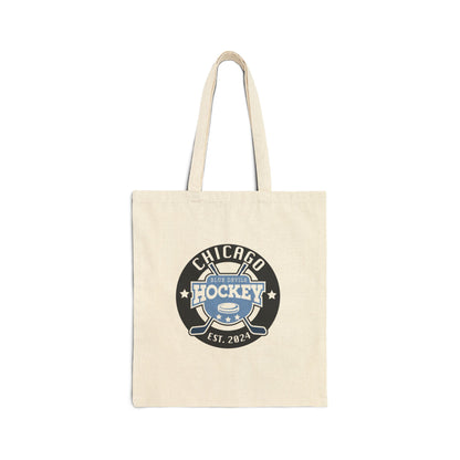 Chicago Blue Devils Hockey Canvas Tote Bag - The S.J. Sylvis Shop