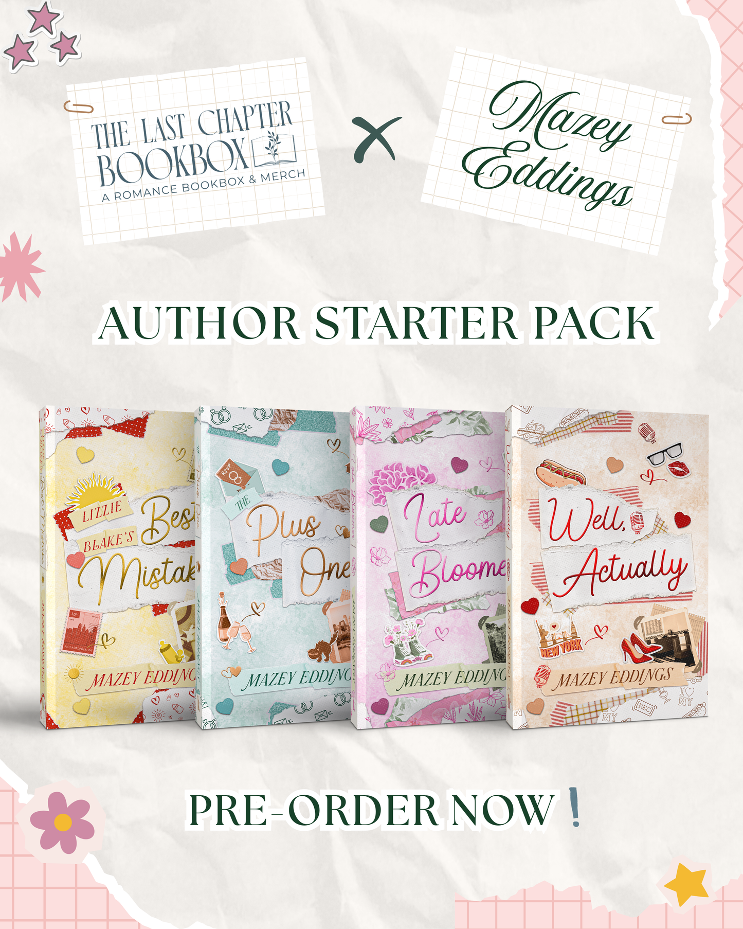 Mazey Eddings Author Starter Pack FULL BOX