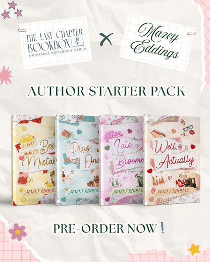 Mazey Eddings Author Starter Pack FULL BOX