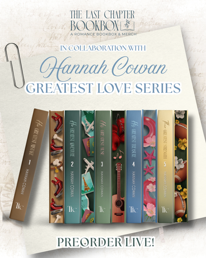 Greatest Love series by Hannah Cowan FULL SERIES BOX