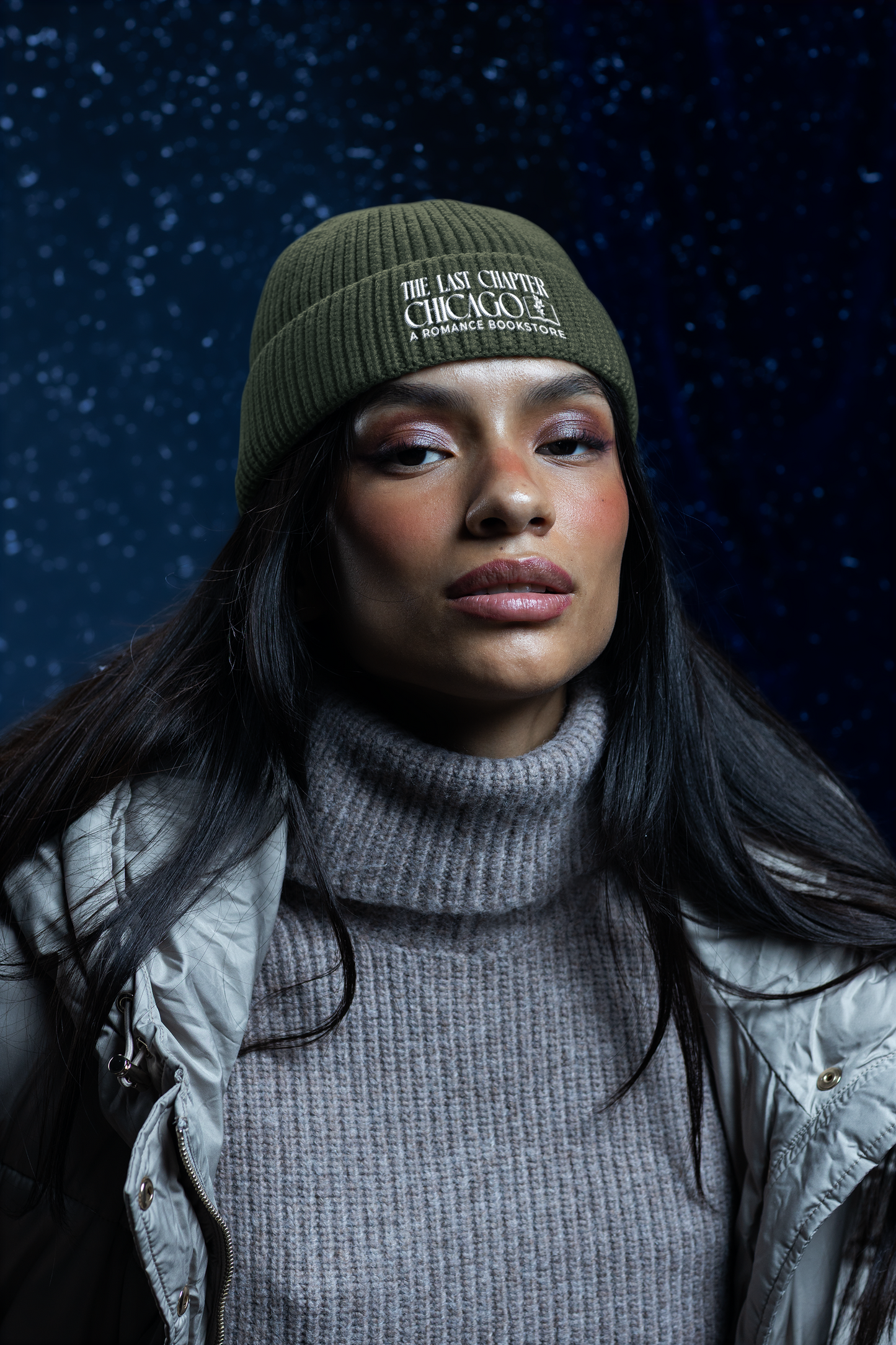 Chicago Romance Bookstore Embroidered Beanie — "Stay Warm and Crazy"