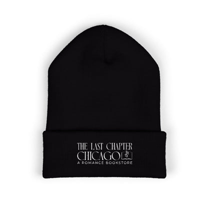 Chicago Romance Bookstore Embroidered Beanie — "Stay Warm and Crazy"