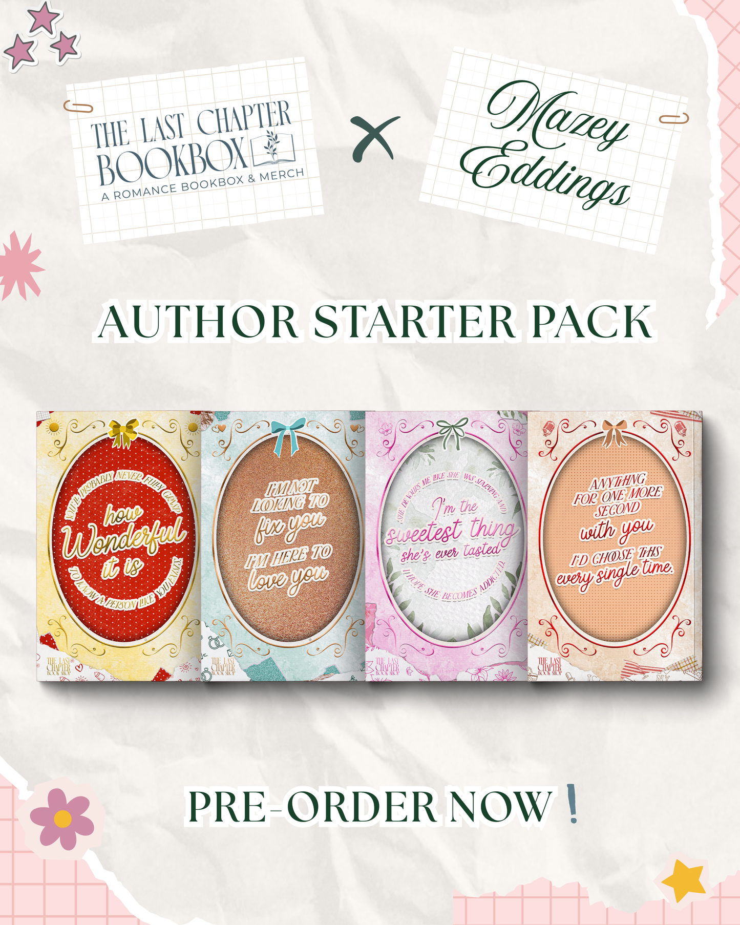 Mazey Eddings Author Starter Pack FULL BOX