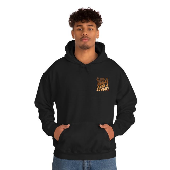 Ride a Cowboy Hooded Sweatshirt