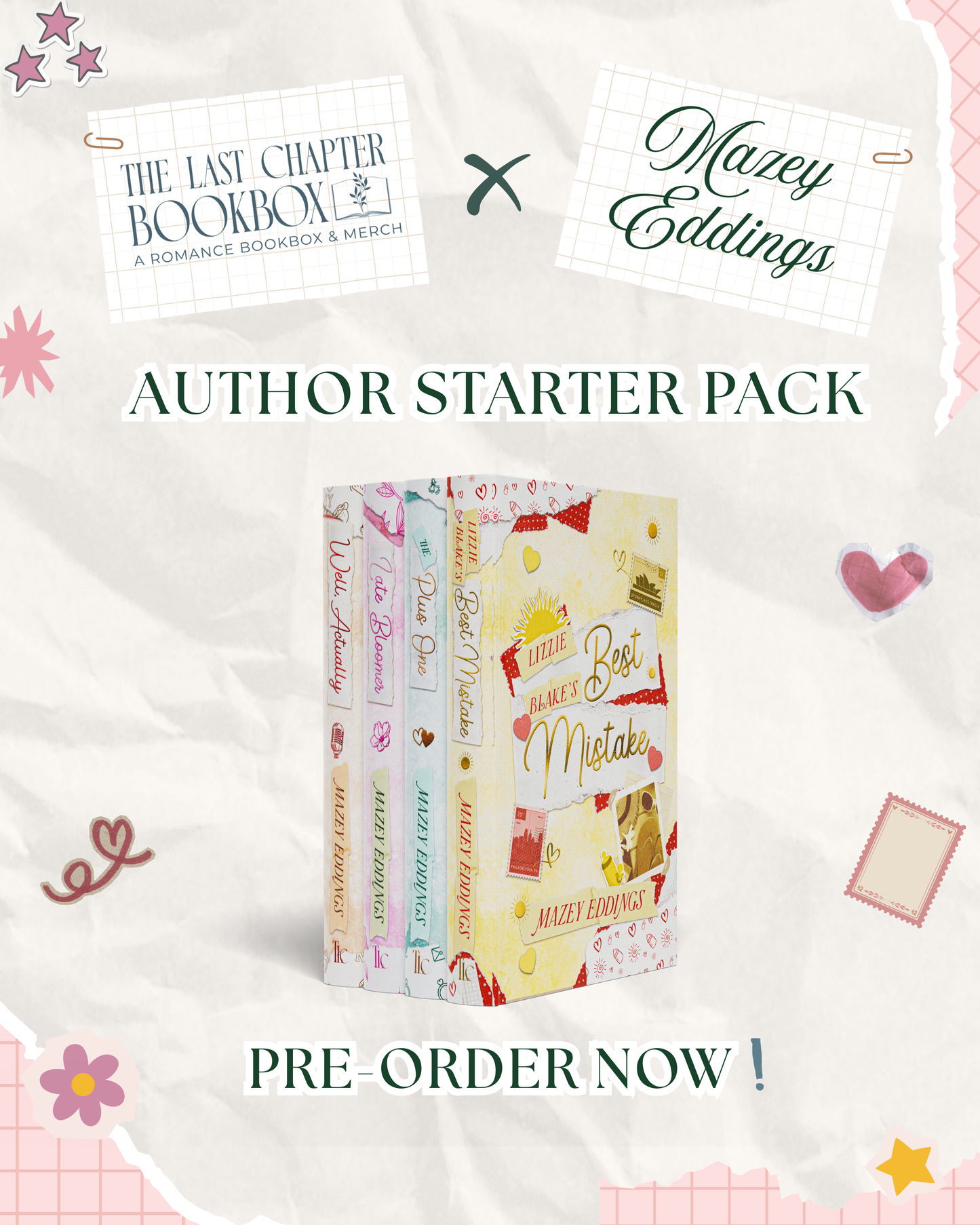 Mazey Eddings Author Starter Pack FULL BOX