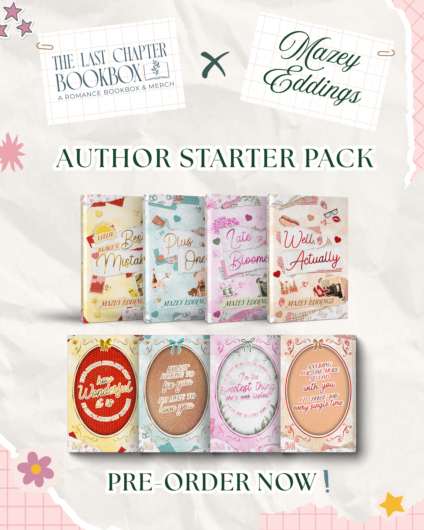 Mazey Eddings Author Starter Pack FULL BOX