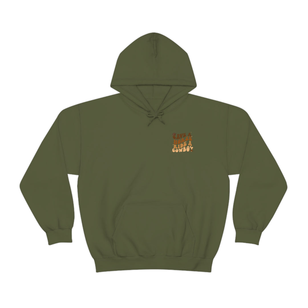 Ride a Cowboy Hooded Sweatshirt