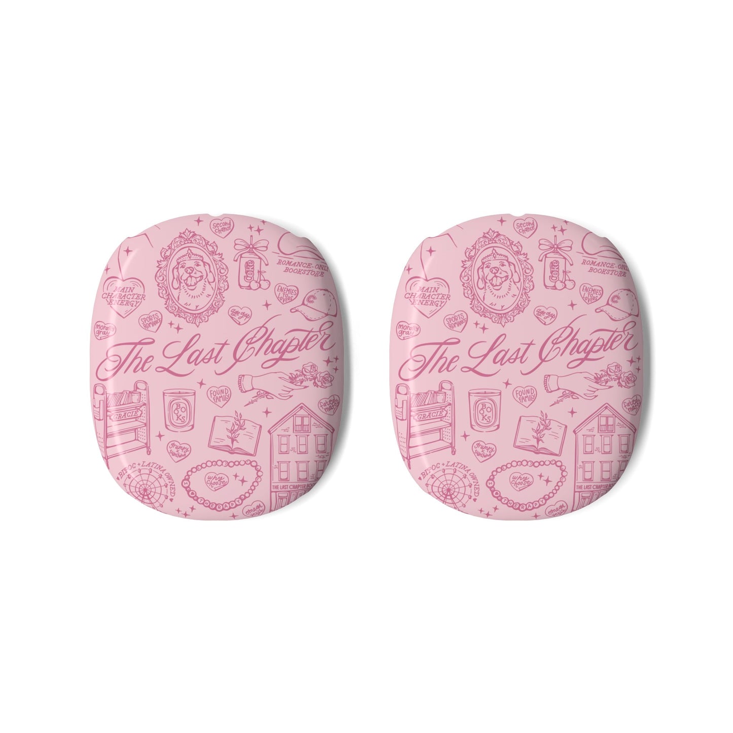 The Last Chapter Pink AirPods Max Shell Case