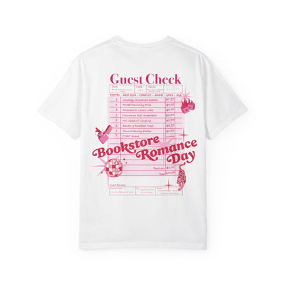Romantic Bookstore Guest Check T-Shirt- Shipping Only!