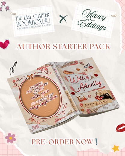 Mazey Eddings Author Starter Pack FULL BOX