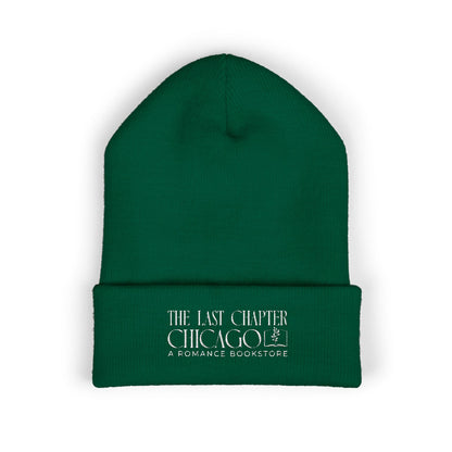 Chicago Romance Bookstore Embroidered Beanie — "Stay Warm and Crazy"