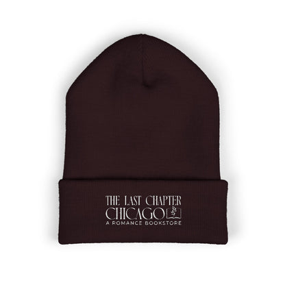 Chicago Romance Bookstore Embroidered Beanie — "Stay Warm and Crazy"