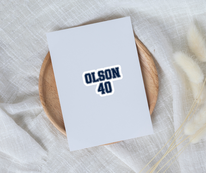 Olson 40 Sticker - The S.J. Sylvis Shop