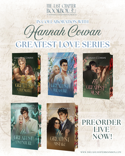 Greatest Love series by Hannah Cowan FULL SERIES BOX