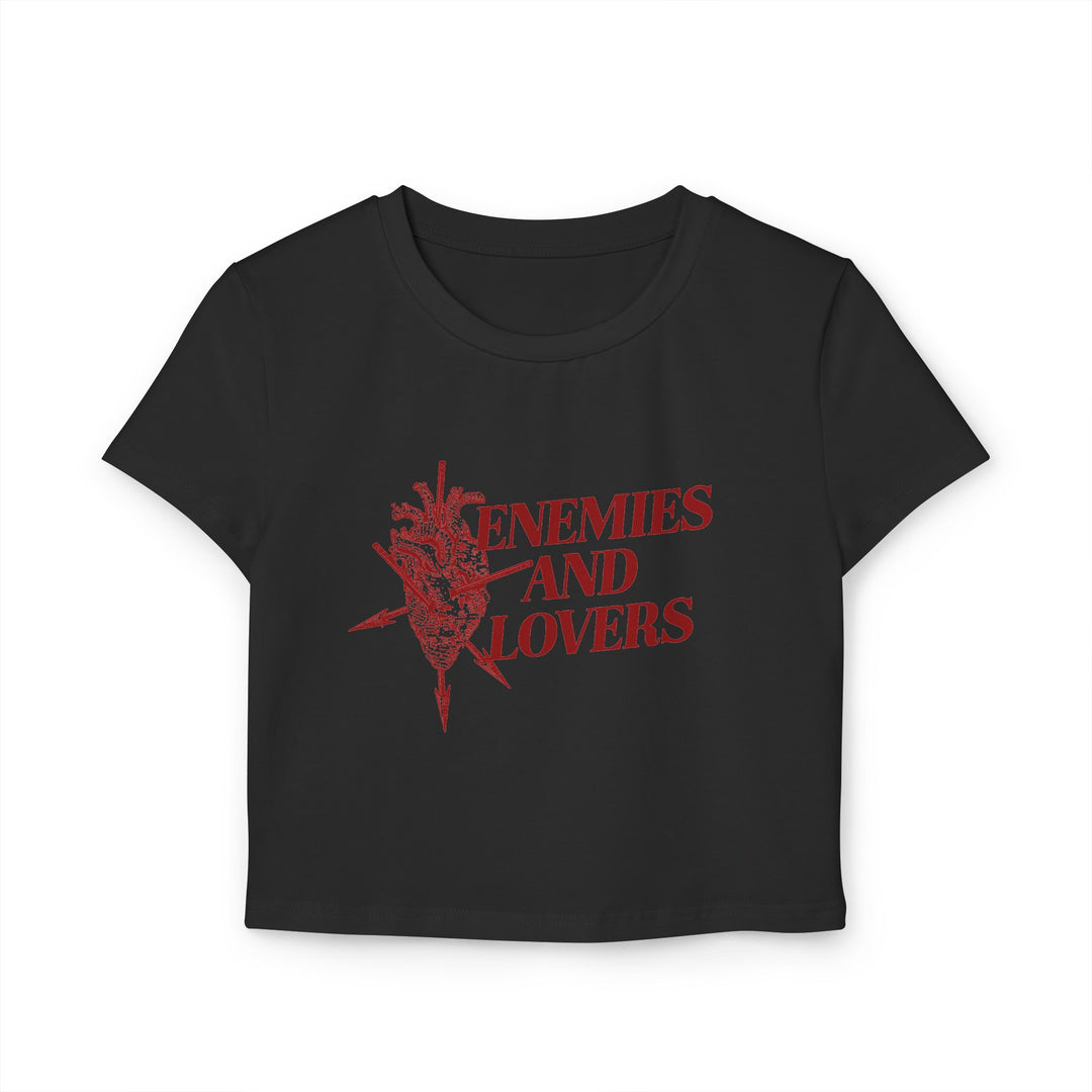 Enemies and Lovers Baby Tee - The Scarlet Letter Collection