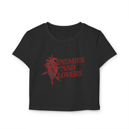 Enemies and Lovers Baby Tee - The Scarlet Letter Collection