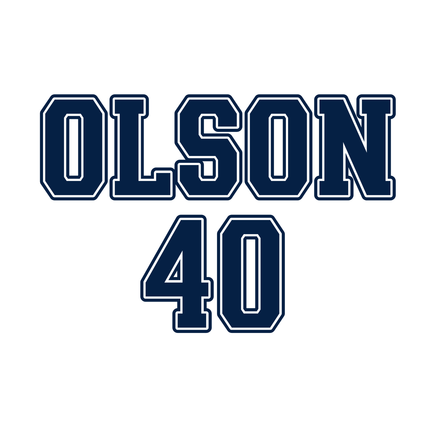 Olson 40 Sticker - The S.J. Sylvis Shop