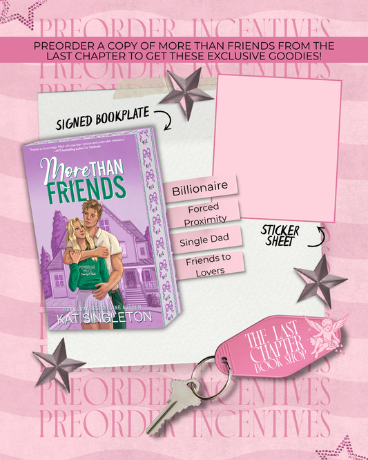More Than Friends Preorder Campaign
