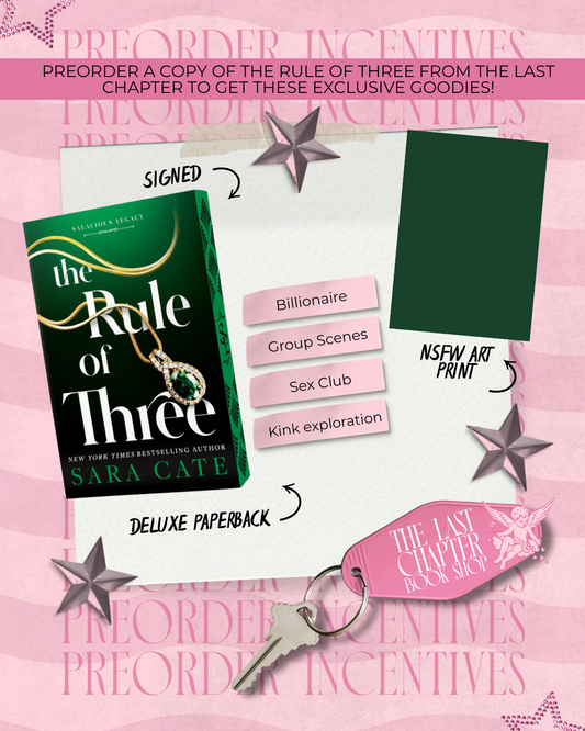 The Rule Of Three Preorder Campaign