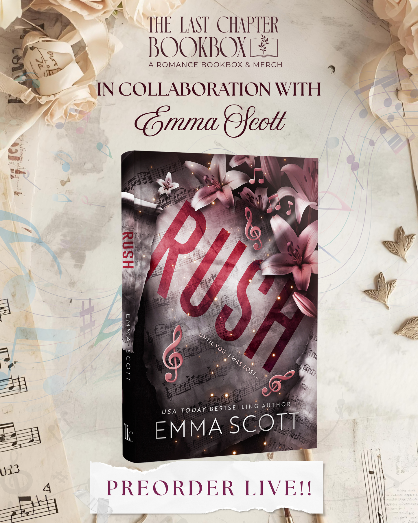 Rush by Emma Scott (December Book Club box)
