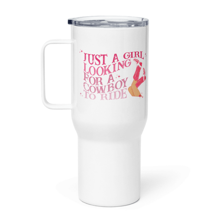 Looking for a Cowboy Travel Mug- Ava Hunter Collaboration Collection
