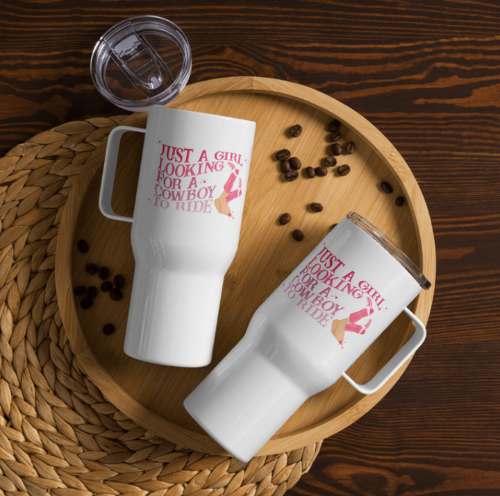 Looking for a Cowboy Travel Mug- Ava Hunter Collaboration Collection