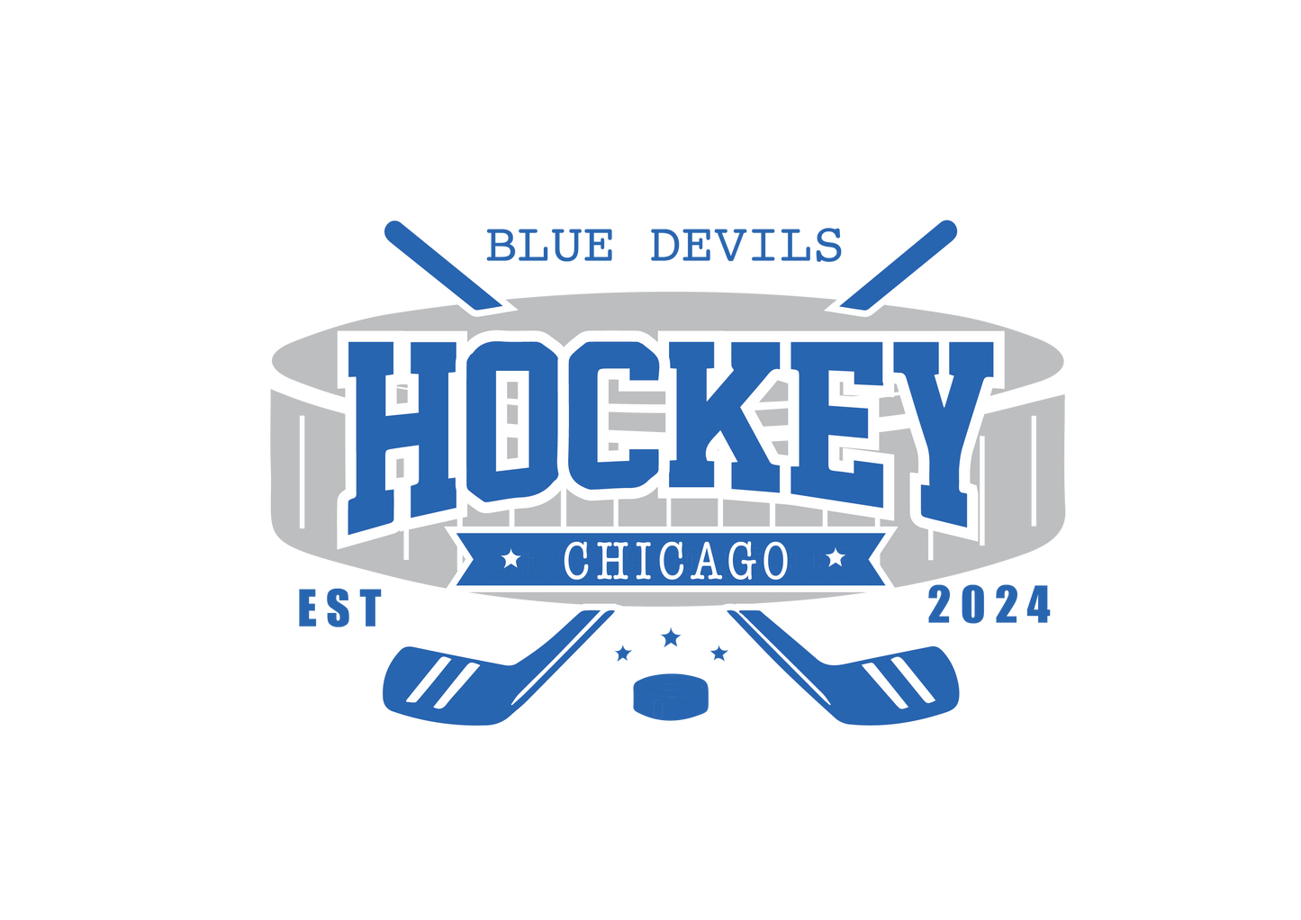 Blue Devils Chicago Sticker - The S.J. Sylvis Shop