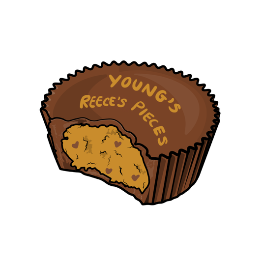 Young's Reese Pieces Sticker- The S.J. Sylvis Shop