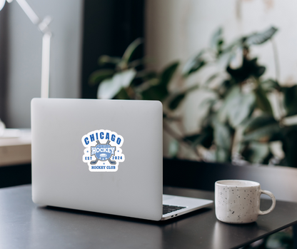 Chicago Blue Devils Hockey Club Sticker - The S.J. Sylvis Shop