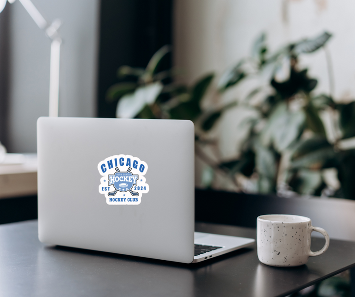 Chicago Blue Devils Hockey Club Sticker - The S.J. Sylvis Shop