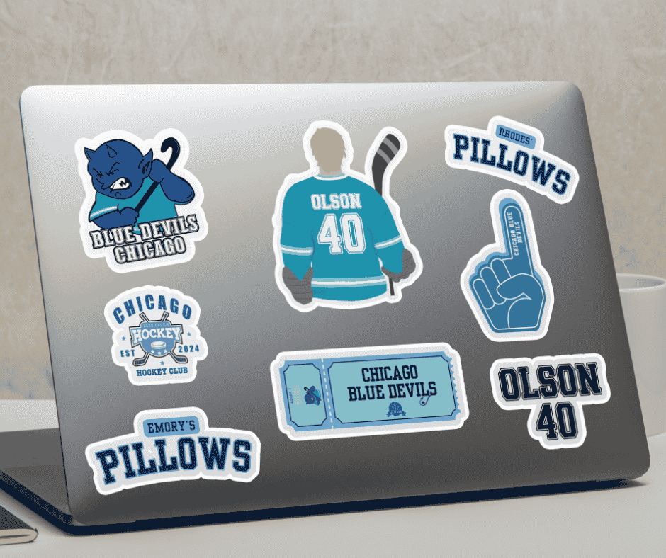 Chicago Blue Devils Sticker Bundle - The S.J. Sylvis Shop