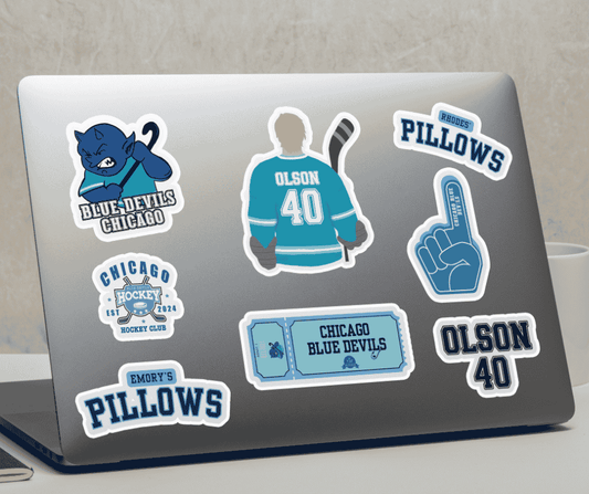 Chicago Blue Devils Sticker Bundle - The S.J. Sylvis Shop