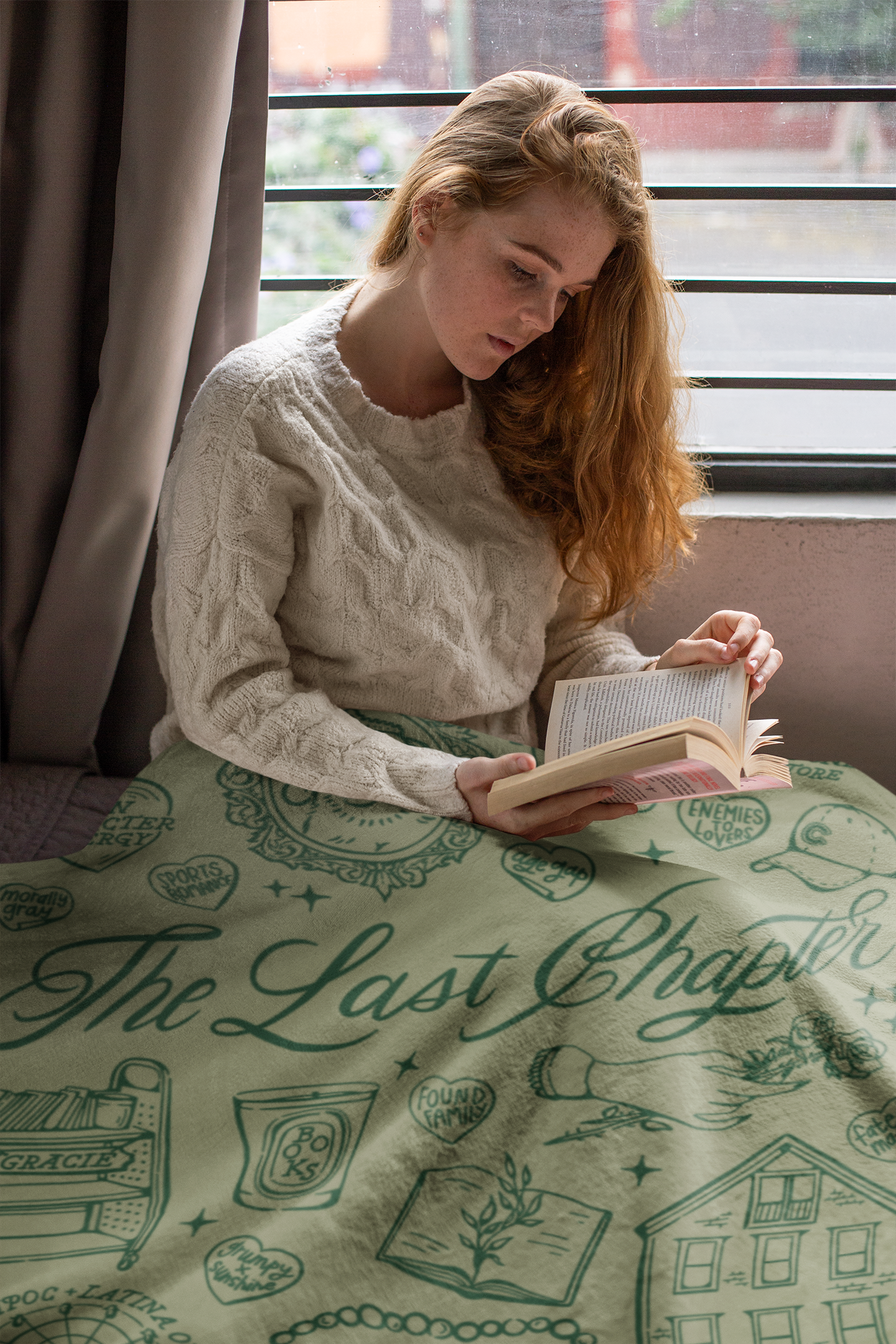The Last Chapter Velveteen Plush Blanket