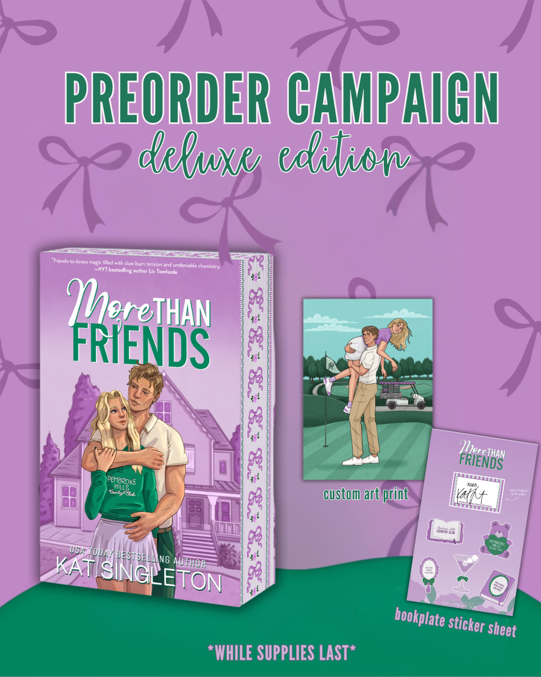 More Than Friends Preorder Campaign